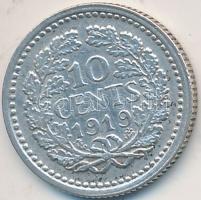 Hollandia 1919. 10c Ag "I. Vilma" T:2
Netherlands 1919. 10 Cents Ag "Wilhelmina I&quo...