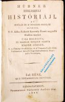Hübner János: Bibliabéli históriáji az ifjúság és, a' mellyeket a nemzeti oskolák számára. I.-I...