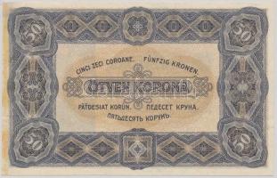 1920. 50K "Orell Füssli Zürich" T:II (hajtatlan, jobb szélén foltos)
Adamo K25