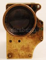 cca 1910 Clinometer haditengerészeti gépfegyverhez / Clinometer for naval artillery gun from Italy. ...