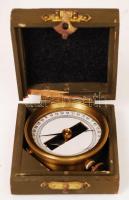 cca 1910 Sitometer (irányzék) haditengerészeti gépfegyverhez. Eredeti dobozában. / Sitometer for nav...