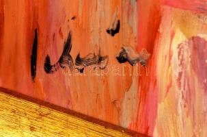 Schéner Mihály (1923-2009): Velence. Olaj, farost, jelzett, keretben, 50×70 cm