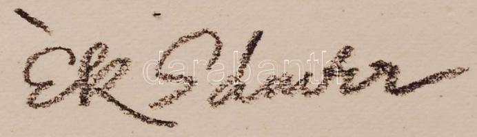 Ék Sándor (1902-1975): Gyermek. Kőnyomat (lithográfia). Jelzett, papírméret: 59x42 cm