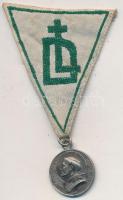 DN "Szent Ferenc" Ag vallási érem szalaggal. Szign.: DEPOSE (~2.2g/16mm) T:2 ND "St. Francis" Ag religious medal with ribbon. Sign.: DEPOSE (~2.2g/16mm) C:XF