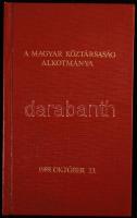 1989 A Magyar köztársaság alkotmánya. Díszkiadás