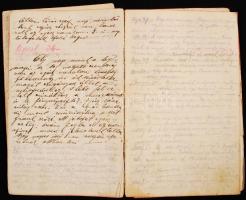 1915 Egy első világháborús katona frontnaplója. Saját kézzel írt frontélmények, rajzok versek, Borít...