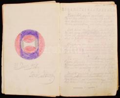 1915 Egy első világháborús katona frontnaplója. Saját kézzel írt frontélmények, rajzok versek, Borít...