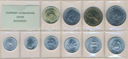 1988. 2f-20Ft 10db klf érmés forgalmi sor fóliatokban T:1