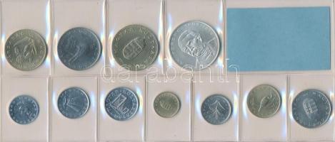 1994. 10f-200Ft 11db klf, forgalmi sor, közte 200ft Ag "Deák" T:1