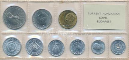 1978. 2f-10Ft 9db klf érmés forgalmi sor fóliatokban T:1