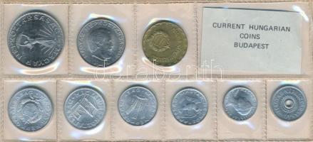 1980. 2f-10Ft 9db klf érmés forgalmi sor fóliatokban T:1
Adamo FO13