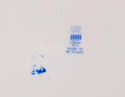 Zsolnay Pompadour lapos tányér készlet (6db), jelzett, hibátlan, d:23,5 cm