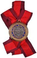 1976- "Gloria Sublimis Hongrie - Visonta Villa" gyöngyösi borrend aranyozott, zománcozott ...