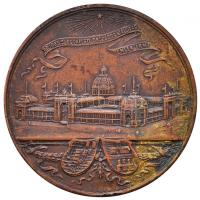 1885. "Emlékérem a budapesti országos kiállításra" Cu emlékérem. "RUDOLF TRÓNÖRÖKÖS A...