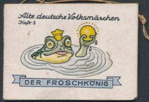 cca 1935-1940 Der Froschkönig, Alte deutsche Volksmärchen Heft 3., hátoldalán a nemzetiszocializmus időszakának címerével