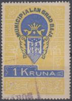 1918 Baja okmánybélyeg (5.000)