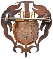 Berán Nándor, Budapest (1889-1965) 1940. "BBTE (Budapesti Budai Torna Egylet) 1869 / Túradíj 42...