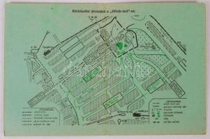 1938 Budapesten megrendezett XXXIV. Nemzetközi Eucharisztikus Kongresszusról tagsági jegy térképpel