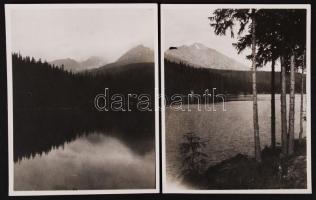 cca 1910 Csorba tó 2 db fotó / Photos 9x11 cm