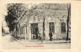 Budapest XV. Rákospalota, Mészáros József vendéglője