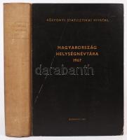 Központi Statisztikai Hivatal: Magyarország Helységnévtára 1967. 864p.