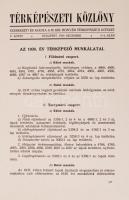 Térképészeti közlöny. Szerkeszti és kiadja a M. Kir. Állami Térképészet. V. kötet 3.-4. szám 1939