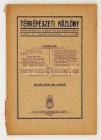 Térképészeti közlöny. Szerkeszti és kiadja a M. Kir. Állami Térképészet. VI. kötet 1.2.. szám 1940. (hátsó borító nélkül)