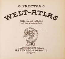 G. Freytag`s Welt - Atlas. Wien, G. Freytag & Berndt Verlag, 1929. 255 térkép 142 oldalon / 
Wit...