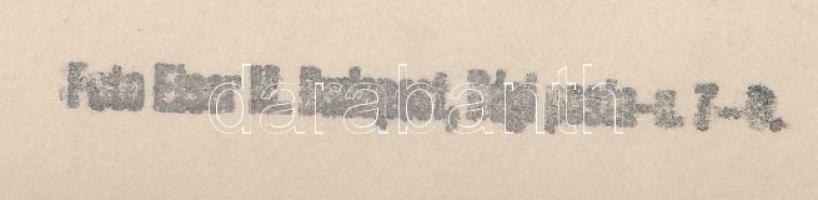 cca 1930-1940 Eiser M. Foto: Fogadás, pecséttel jelzett, 24x18 cm