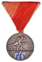 Osztrák-Magyar Monarchia 1917. "76. Freiherr v. Salis-Soglio Gyalogezred" jelzett, zománcozott Ag érem "BSW" gyártói jelzéssel, mellszalagon. "SEMPER UBIQUE FIDELIS - MARIA ANNA 1885 - 1914-1917". Szign.: BŐDY (~14,3g/0.800/36mm) T:2- R! Austro-Hungarian Monarchy ~1915. "76. Freiherr v. Salis-Soglio Infantry Regiment" hallmarked, enamelled Ag medal with makers mark "BSW", with ribbon. "SEMPER UBIQUE FIDELIS - MARIA ANNA 1885 - 1914-1917". Sign.:BŐDY (~14,3g/0.800/36mm) C:VF R!