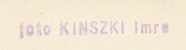 cca 1930-1935 Kinszki Imre (1901-1945): Az égig érő fűszál, pecséttel jelzett vintage fotóművészeti ...