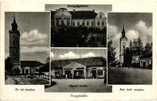 Nagykálló, Elmegyógyintézet, Piac tér, autó (EK)