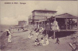 Pisa Strand mit Restaurant