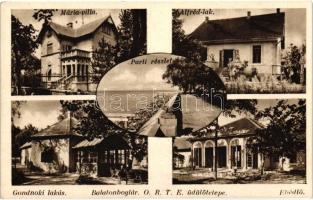 Balatonboglár, ORTE üdülőtelep, Mária villa, Alfréd lak, Gondnoki lakás, ebédlő