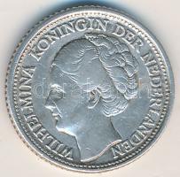 Curacao 1944. 1/4G Ag "I. Vilma"  T:2-
Curacao 1944. 1/4 Gulden Ag "Wilhelmina I&quot...