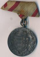 1929. Magyar Háborús Emlékérem kardokkal, sisakkal "Pro Deo et Patria" hadifém kitüntetés ...