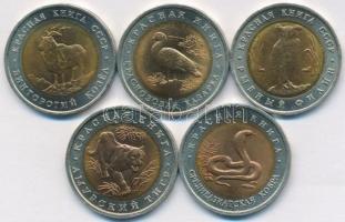 Oroszország/Szovjetunió 1991-1992. 5R + 10R "Vadvilág" (5xklf) T:2
Russia/Soviet Union 199...