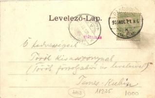 1905 Pancsova, Kiállítás, Iparcsarnok; a Pancsovai Népkonyha egylet kiadása / Exposition building