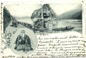 Kazan, Orsova, Bego Mustafa from Ada Kaleh; floral