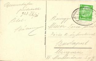 Abfahrt des Riesendampfers 'Columbus' / departure of the steamer Columbus