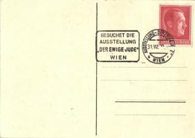 Der ewige Jude, Political Expo in Vienna 1938, Judaica, Anti-Bolshevik propaganda, artist signed, So...