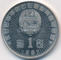 Észak-Korea 1987. 5W "Kim II Sung tornya" T:PP North Korea 1987. 5 Won "Kim II Sung's Tower of Juche" C:PP