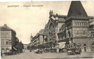 Budapest IX. Központi Vásárcsarnok, villamos, Vad kereskedés