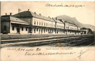 Brassó, Kronstadt; Központi pályaudvar, vasútállomás / railway station