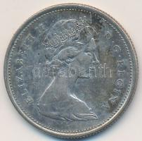 Kanada 1968. 25c Ag "II. Erzsébet" T:2- (karc)
Canada 1968. 25 Cents Ag "Elizabeth II...
