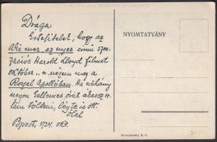 Aki mer az nyer, Harold Lloyd, A Projectograph Rt. monopóliuma / Why Worry? cinema advertisement (EK...