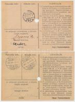 1946. 10.000AP nem kamatozó Pénztárjegy, "Másra Át Nem Ruházható" és "Gyula 946. JUN....