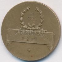 1950. "Csepel MTK (Magyar Testgyakorlók Köre / III. K D Bajnokság K-2 női" Br díjérem (31m...