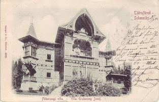 1898 Tátrafüred Villa Erzherzog Josef (EB)