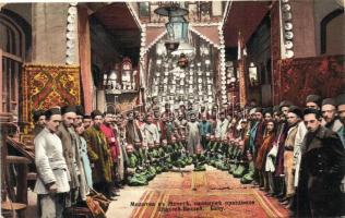 Baku, Feast of Schachsei-Wachsei, mosque interior